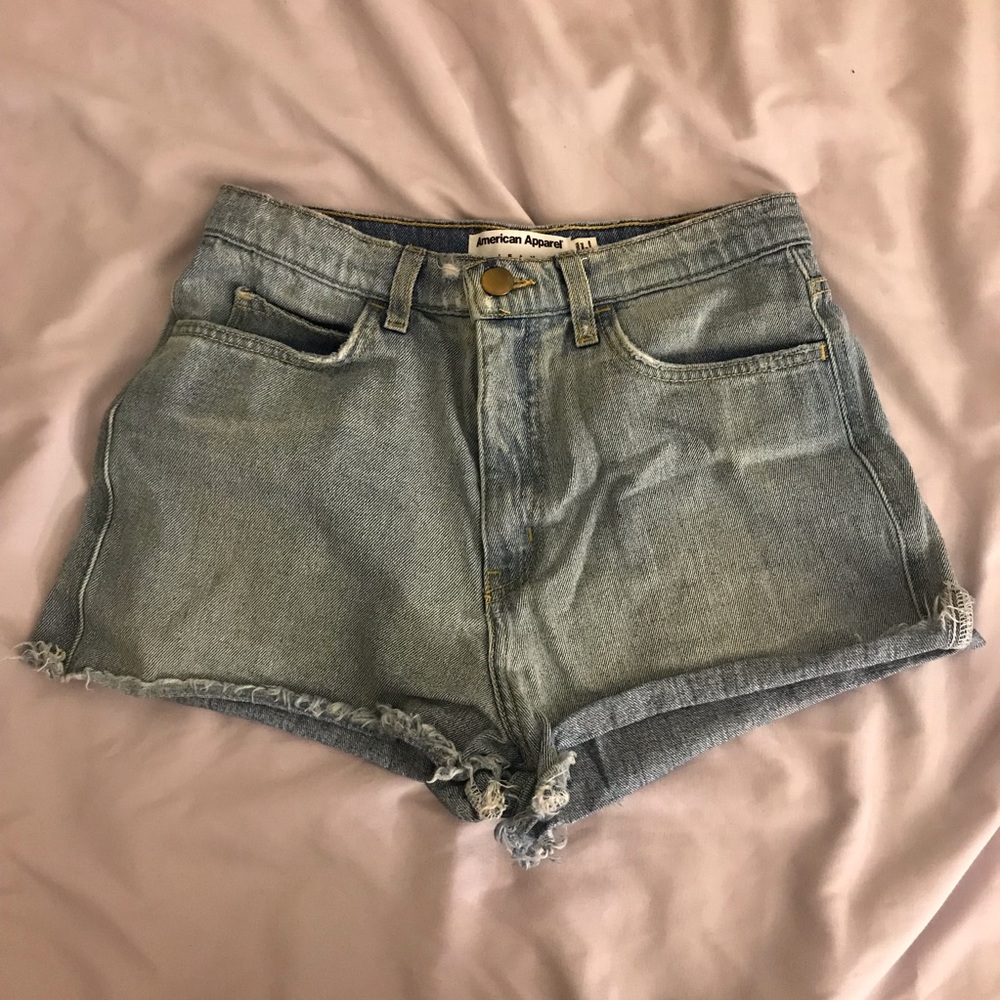 American Apparel High Waisted Shorts